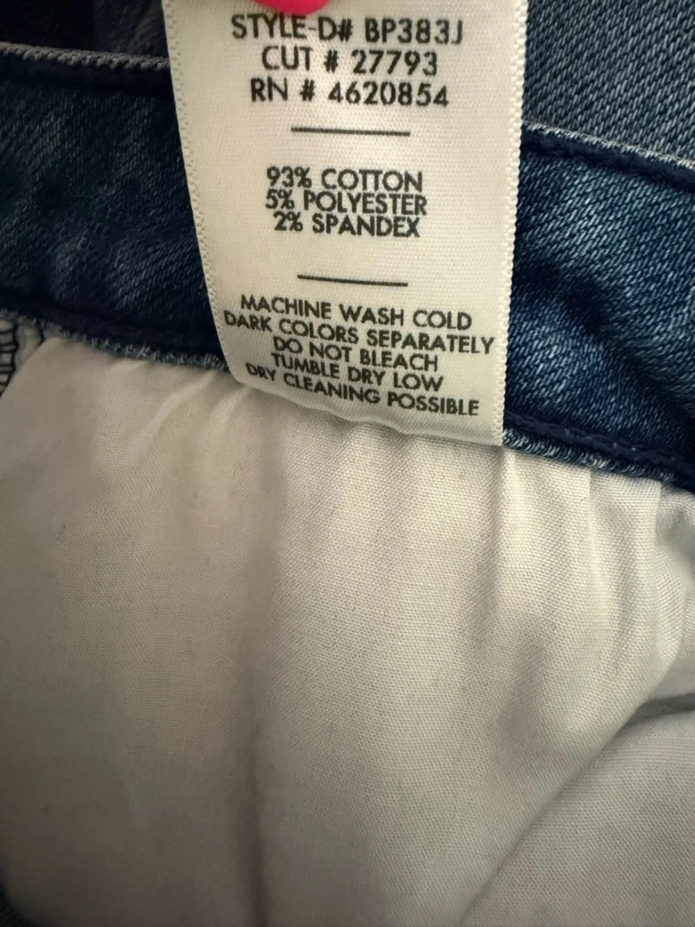 Just Black Medium Blue High-Rise Flare Jeans size 27 - Picture 6 of 6